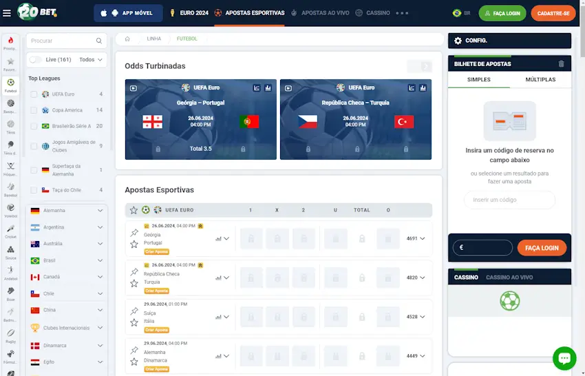Como Apostar na Euro 2024 com a 20Bet Um Guia Completo 1 Como Apostar na Euro 2024 com a 20Bet Um Guia Completo 1