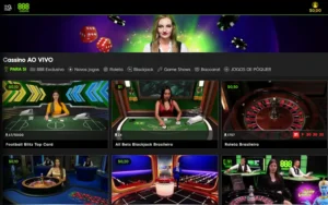 Como entrar e jogar no cassino ao vivo da 888Sports
