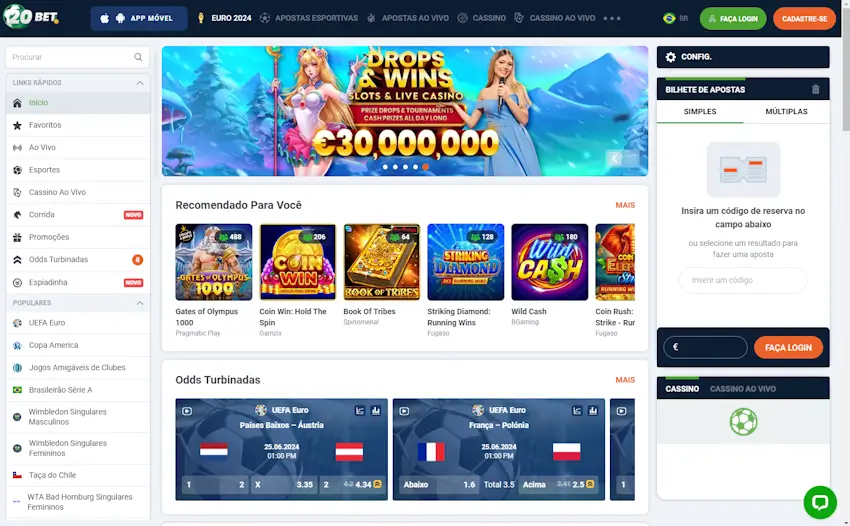 Como fazer seu cadastro na 20Bet para começar a apostar hoje