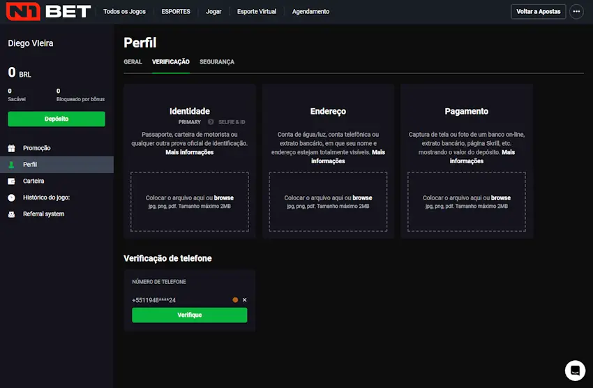 Como verificar sua conta na N1Bet para apostar em segurança 1 Como verificar sua conta na N1Bet para apostar em segurança 1